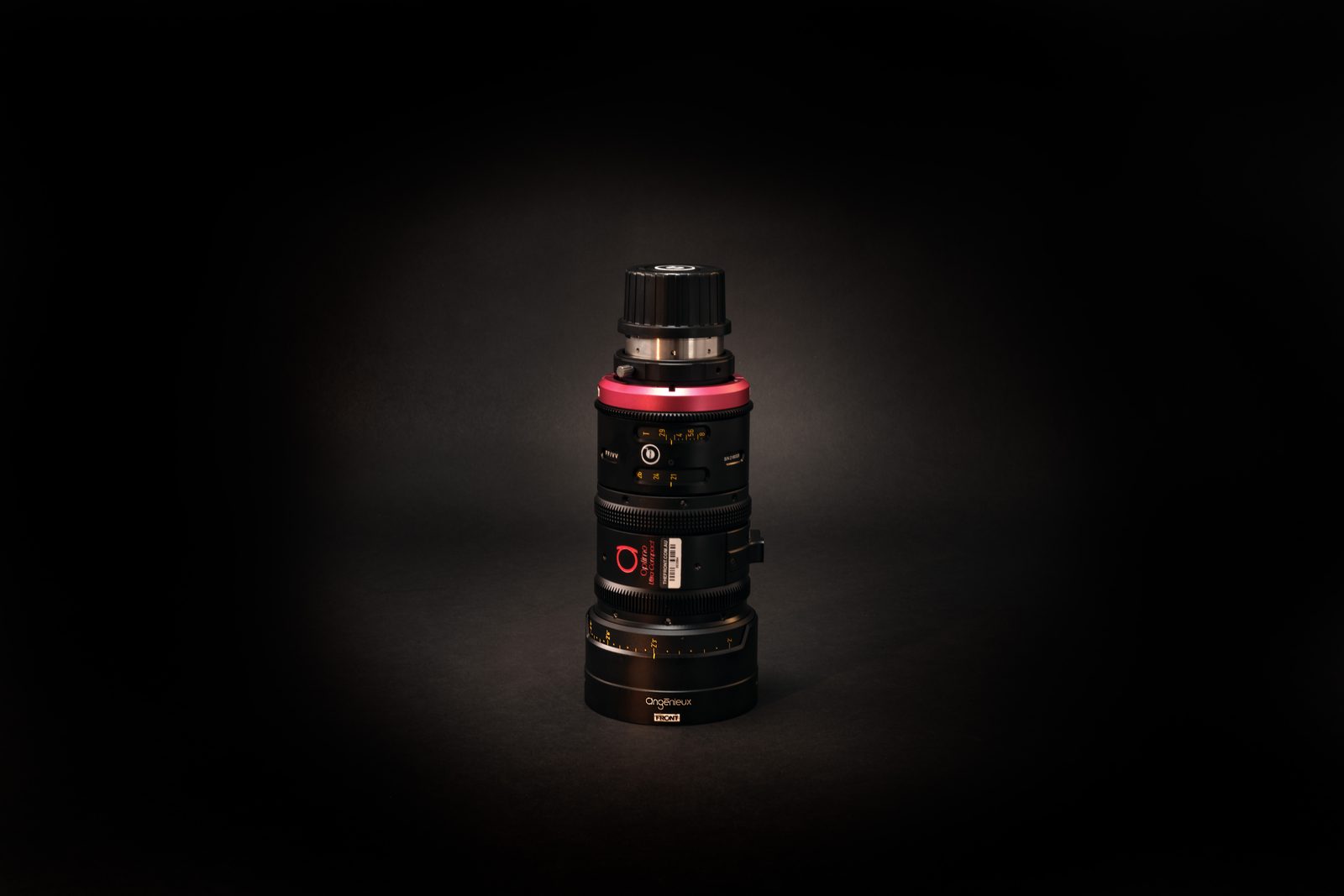 Angénieux Optimo Ultra Compact 21-56mm by Angénieux, Zoom for cinema lens hire at The Front Sydney