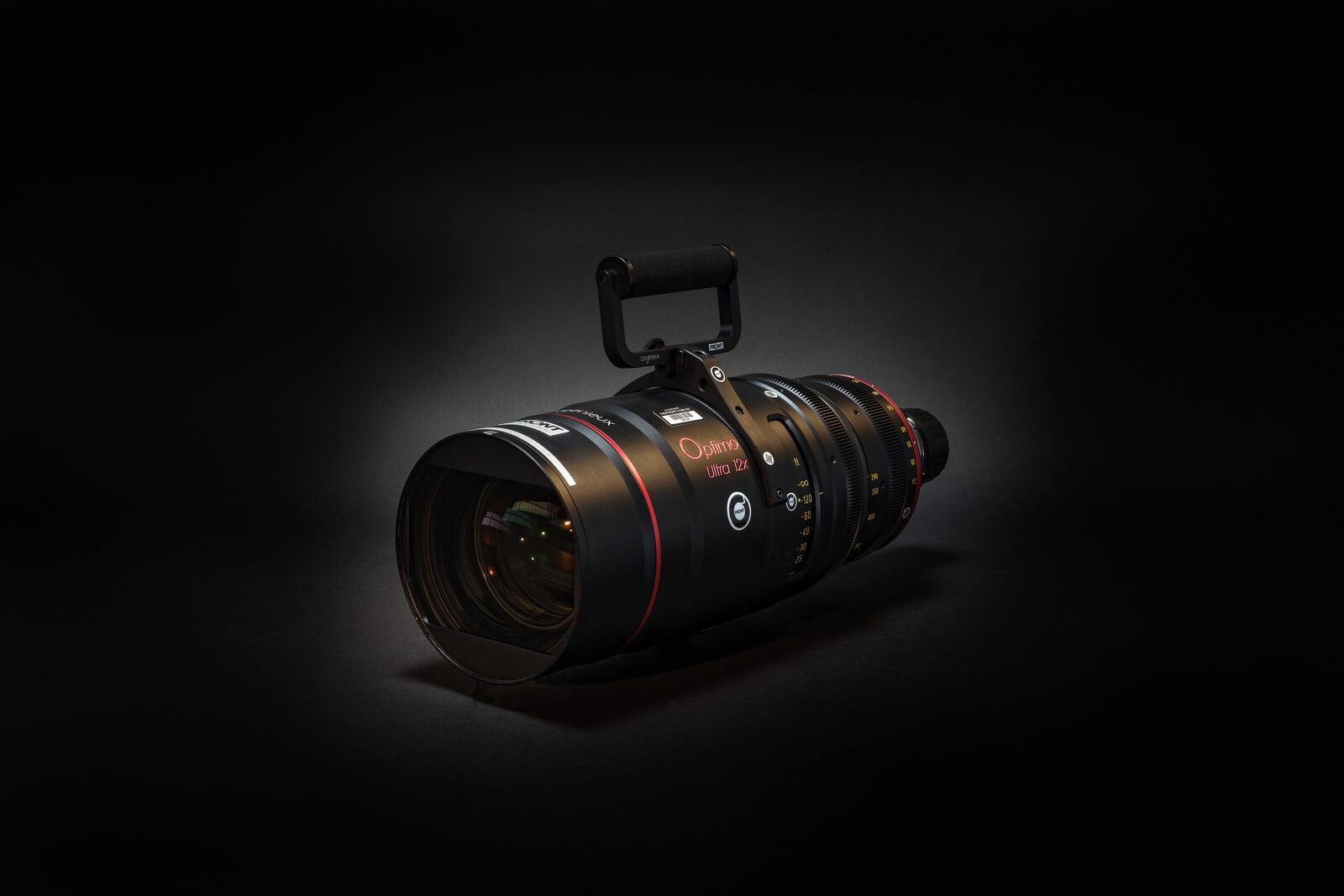 Angénieux Optimo Ultra 12X by Angénieux, Zoom for cinema lens hire at The Front Sydney
