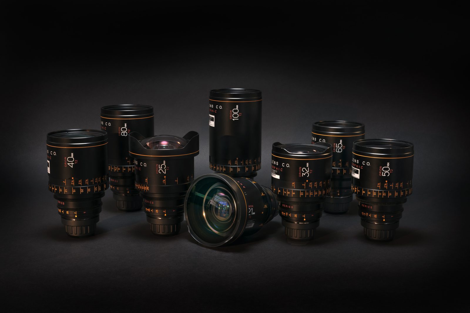 Atlas Orion by Atlas Lens Co. · Orion Series, Anamorphic for cinema lens hire at The Front Sydney