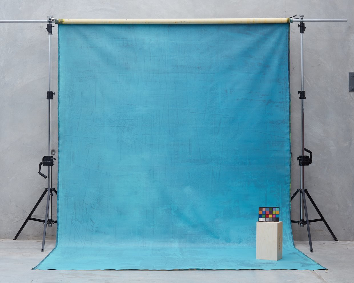 Schmidli Canvas Backdrop - Blue, Green - 12’ x 20’ Catalogue #1179 product image