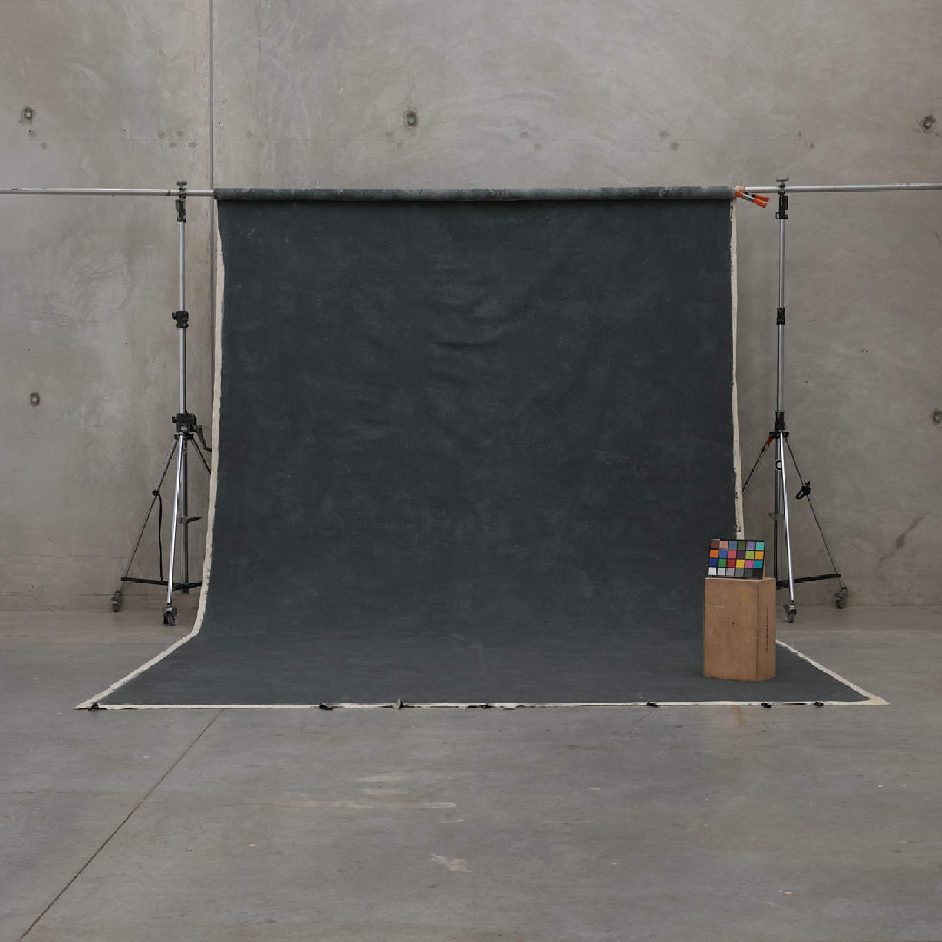 Schmidli Canvas Backdrop - Dark Grey (Black/White) - 12' x 20 Catalogue #1133B product image