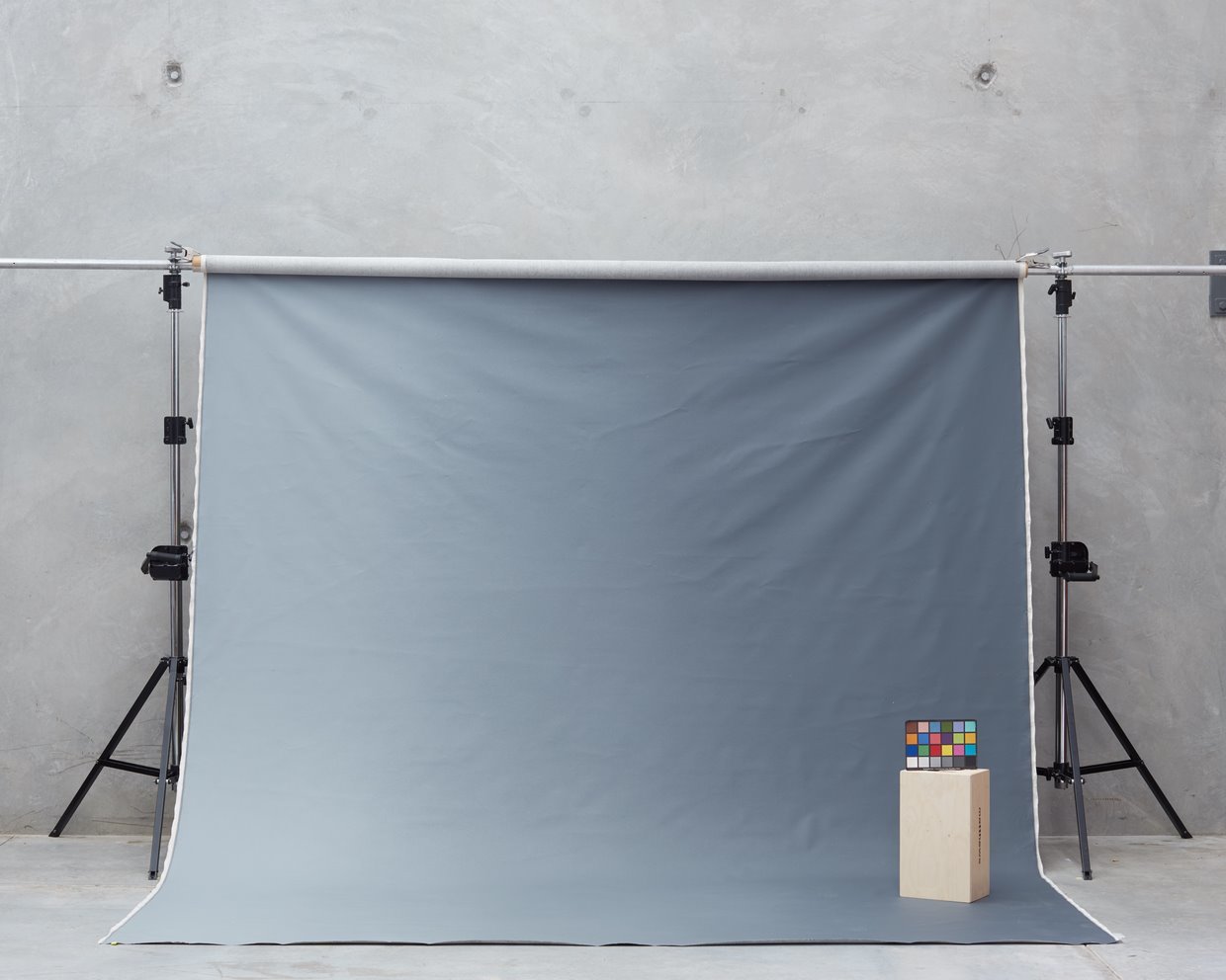 Schmidli Canvas Backdrop - Grey (Black/White) - 12’ x 14’ Catalogue #1683 product image
