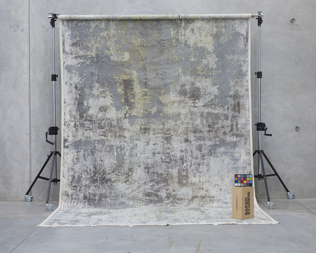 Schmidli Canvas Backdrop - Grey (Black/White), Beige - 12' x 20' Catalogue #1006 product image