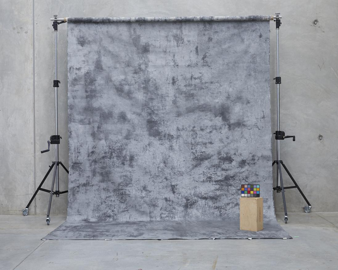 Schmidli Canvas Backdrop - Grey (Black/White), Metallic, Neutral - 12' x 20' Catalogue #1056 product image