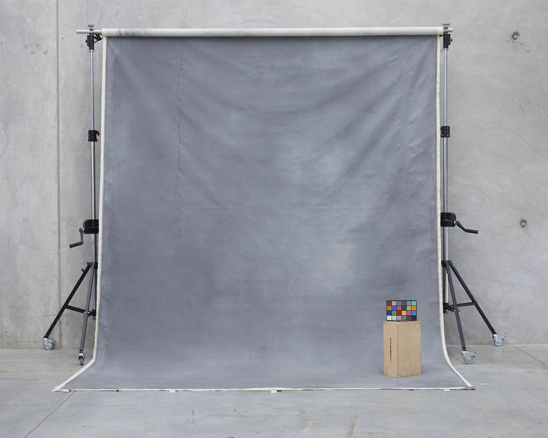 Schmidli Canvas Backdrop - Grey (Black/White), Neutral - 12' x 20' Catalogue #1504 product image