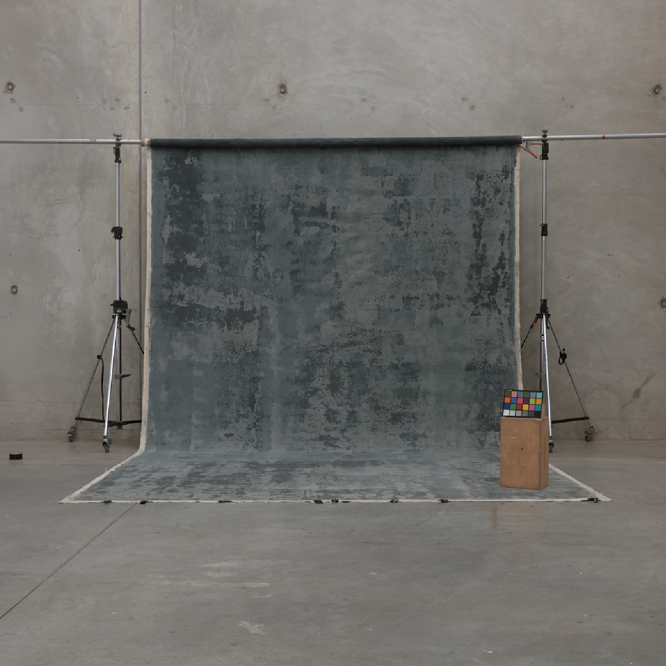 Schmidli Canvas Backdrop - Heavy Grey (Black/White) - 12' x 20’ Catalogue #1133 product image