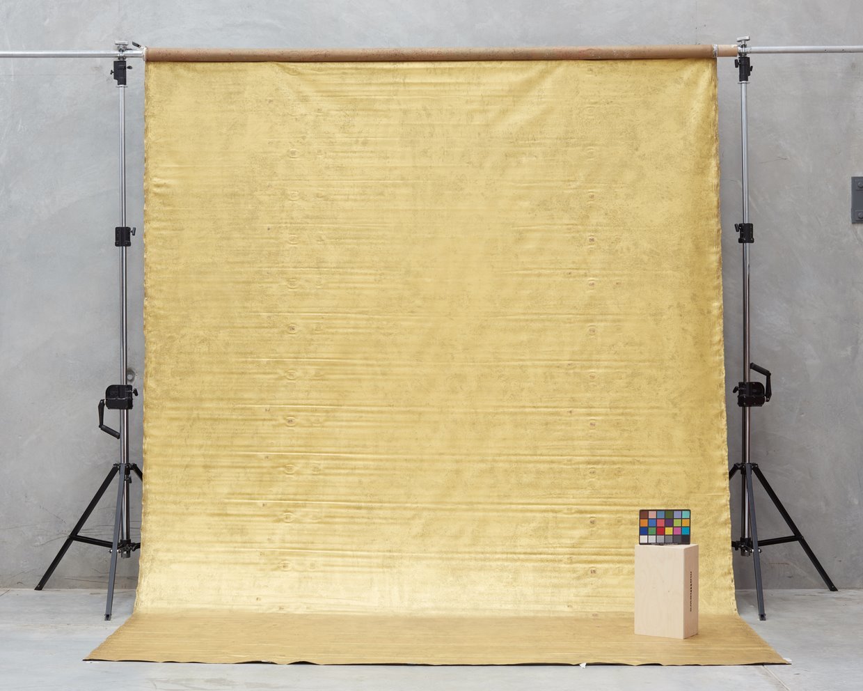 Schmidli Canvas Backdrop - Warm Metallic Yellow - 12’ x 20’ Catalogue #0745 product image