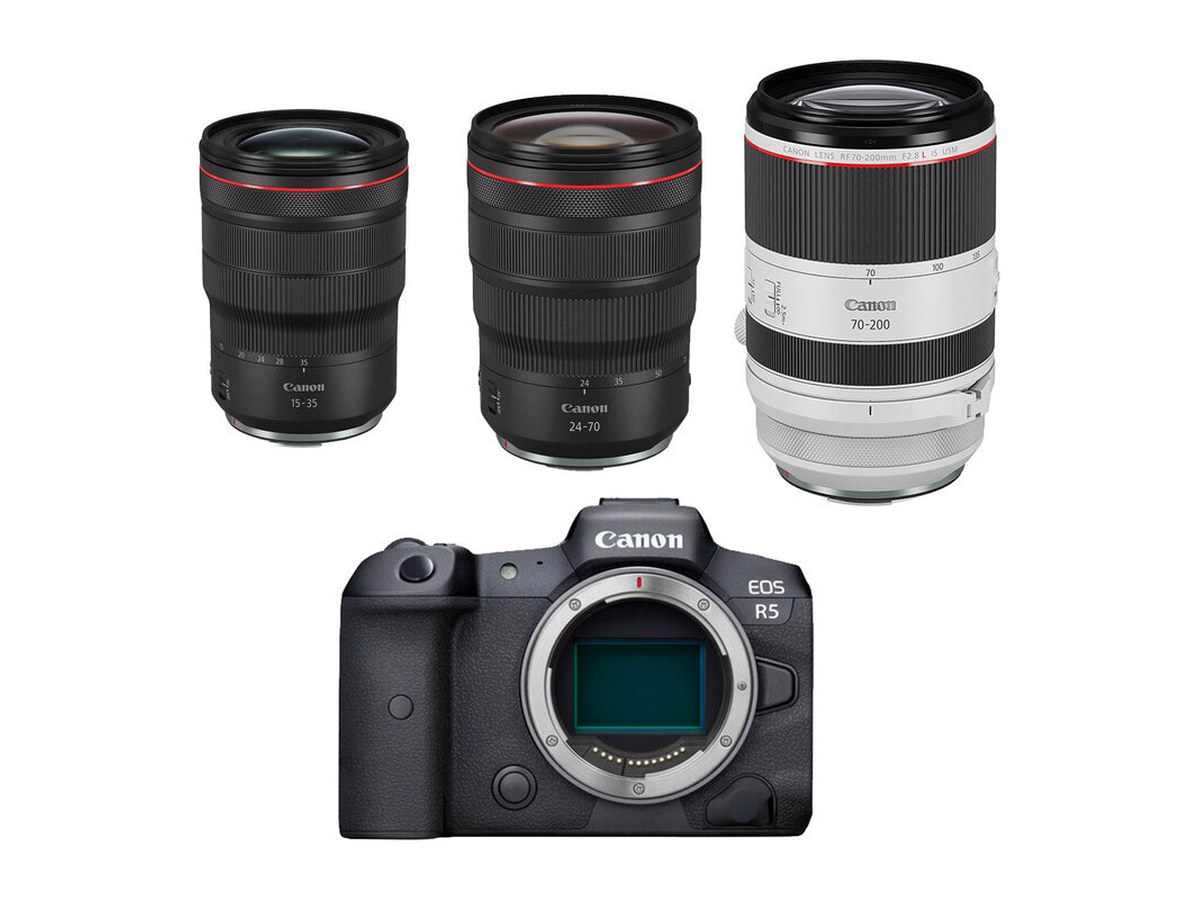 Canon EOS R5 Camera with Canon RF Zoom Lens Kit