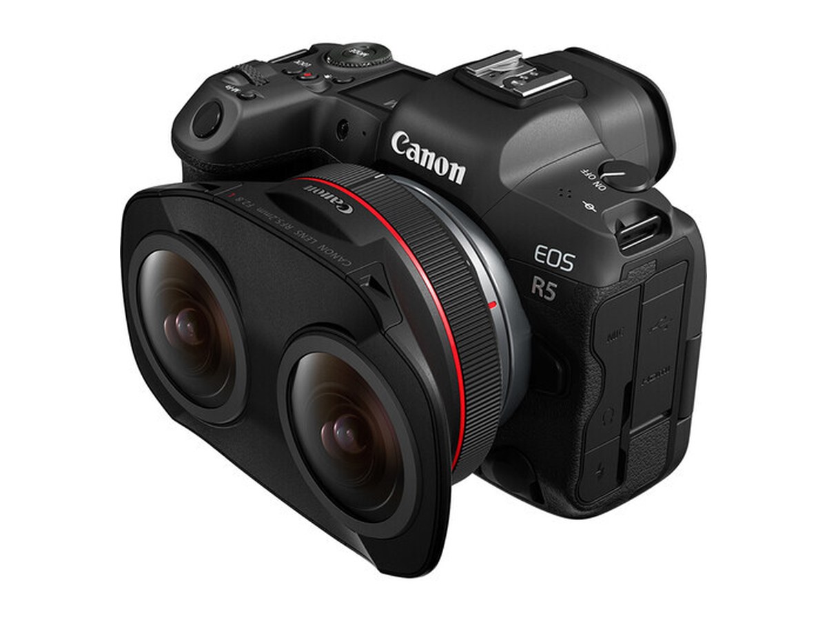 Canon EOS R5 MK II  with Canon RF 5.2mm F2.8L Dual Fisheye 3D VR Lens Kit product image
