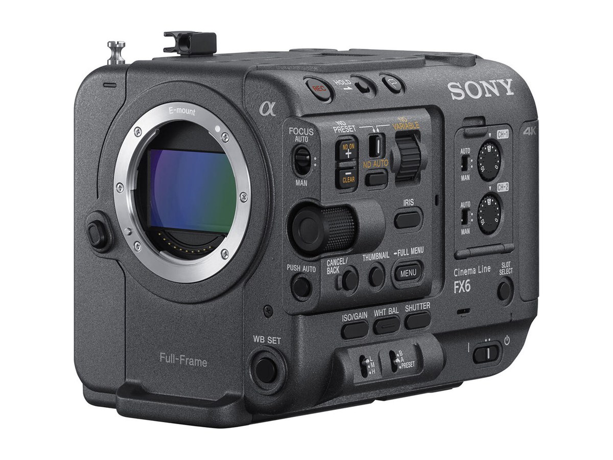 Sony FX6 Full-Frame Cinema Camera product image