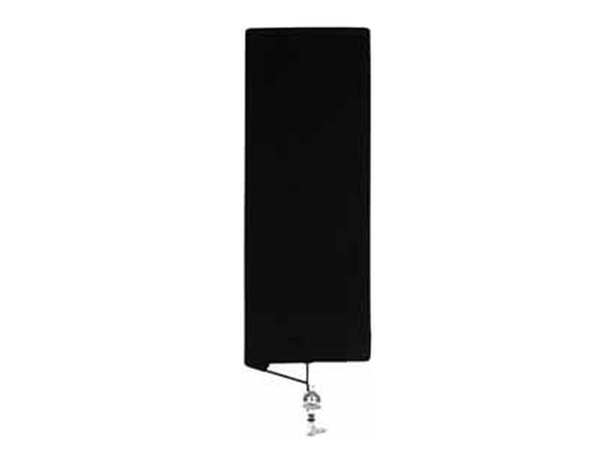 24" x 72" Solid Black Meat Axe Flag product image
