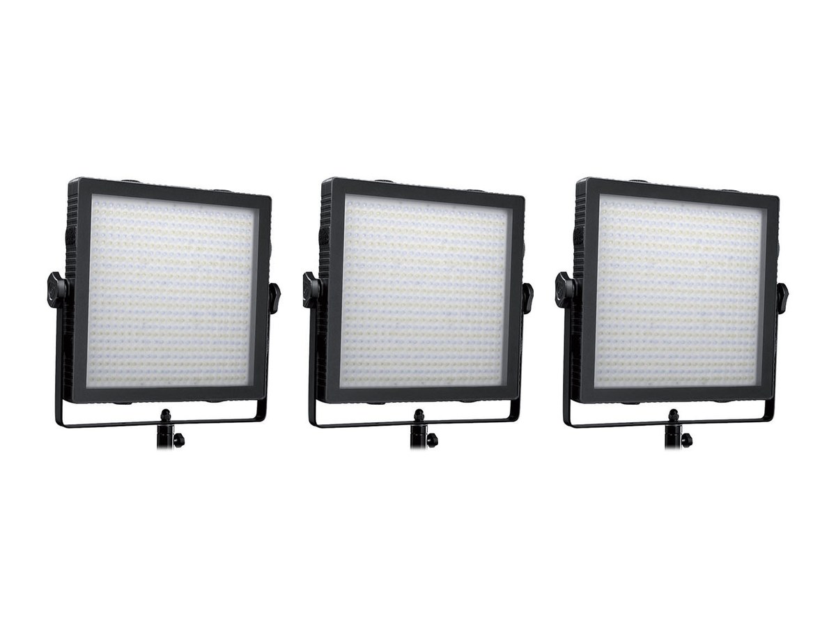 3x Dedolight Felloni LED 1' x 1' Light Panel Kit product image