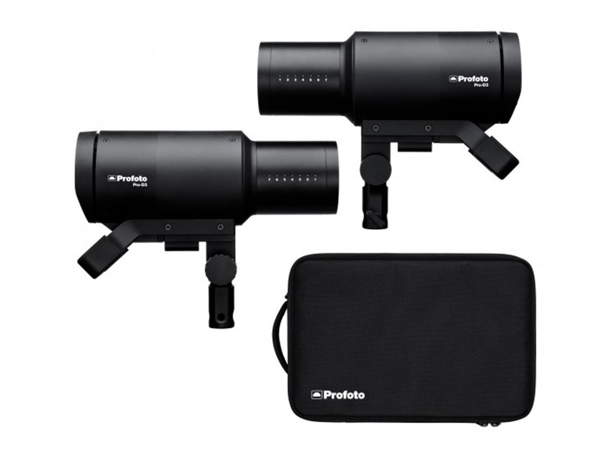 Profoto Pro-D3 (1250Ws) Monolight Twin Head Kit with Air Remote TTL-Canon product image