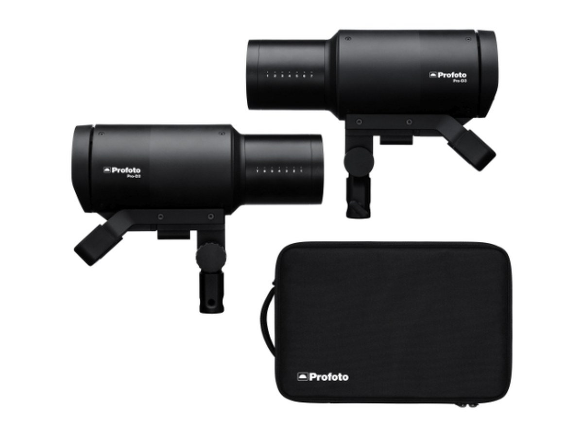 Profoto Pro-D3 (750Ws) Monolight Twin Head Kit with Air Remote TTL-Nikon product image