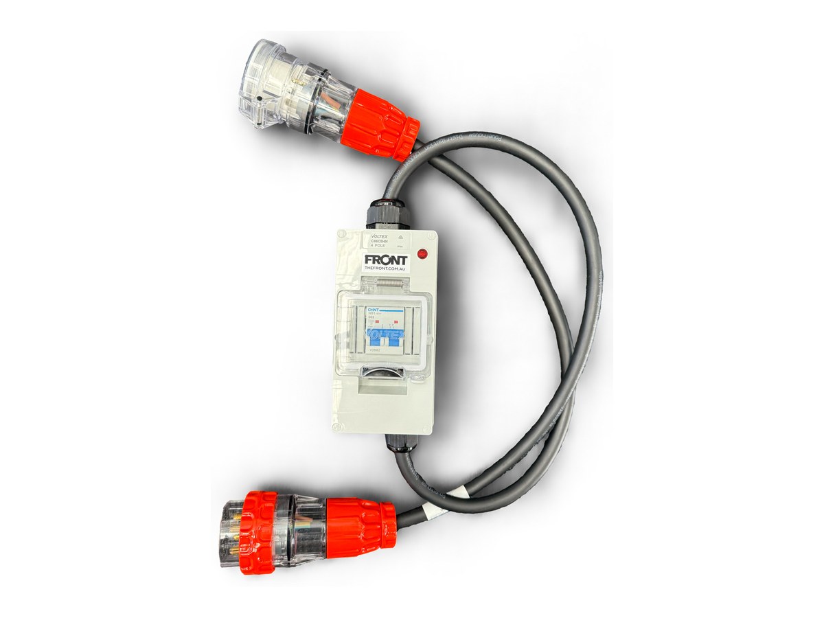 50AMP (5Pin Male) 3Phase to 32AMP (3Pin Female) Single Phase Turnaround product image
