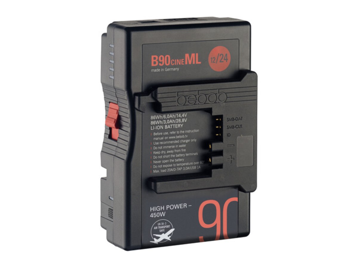 Bebob Factory B90cineML 14.4/28.8V 86Wh Hot Swap B-Mount Li-Ion Battery product image