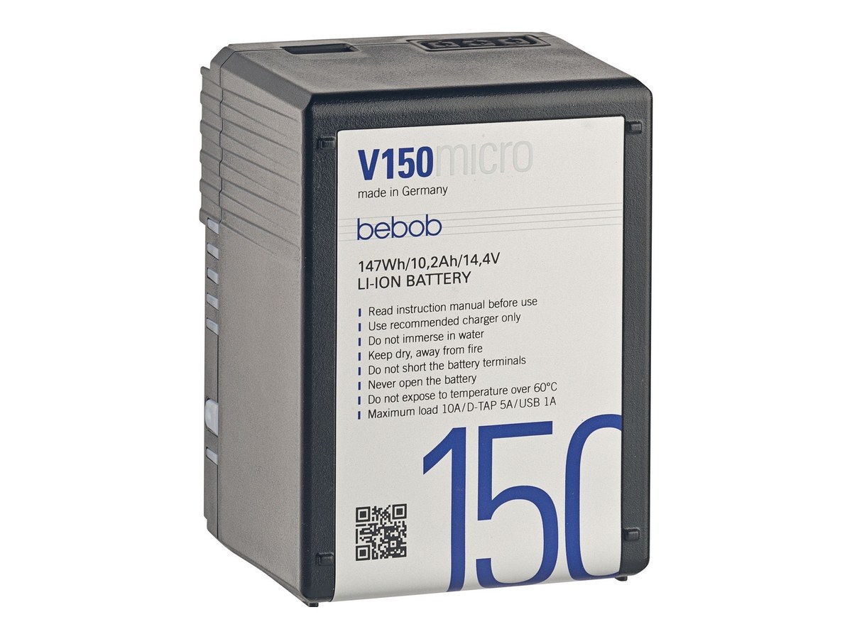 Bebob Factory GmbH V150MICRO 14.4V, 147Wh V-Mount Li-Ion Battery product image