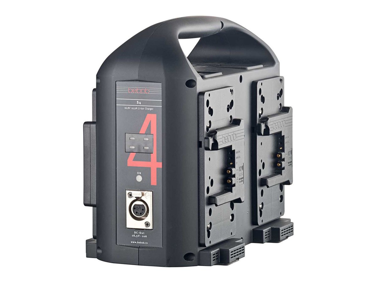 Bebob Quad B-Mount Battery Charger with 4-Pin XLR Output product image