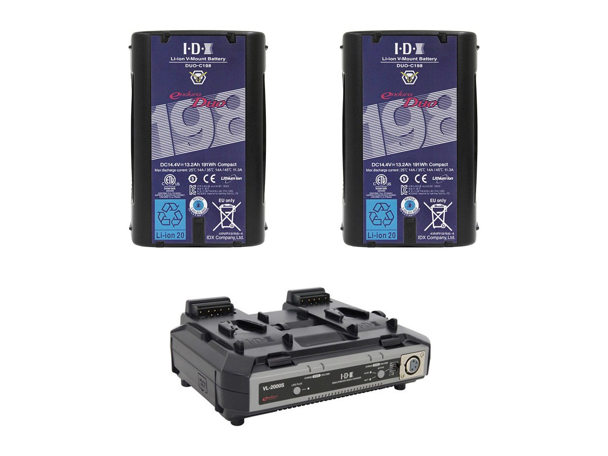 High Capacity 2 x V-Lock Battery Kit w/ Charger product image