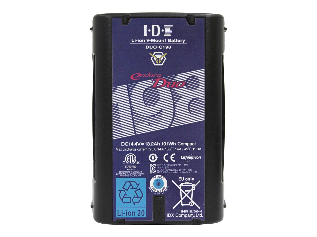 IDX Endura DUO-C198 191Wh v-Lock Battery product image
