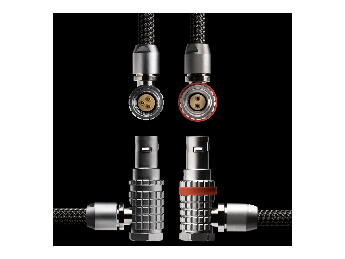 Ignite Digi Power Cable ‣ 3 Pin Lemo Right Angle To Red Komodo Right Angle 23cm product image