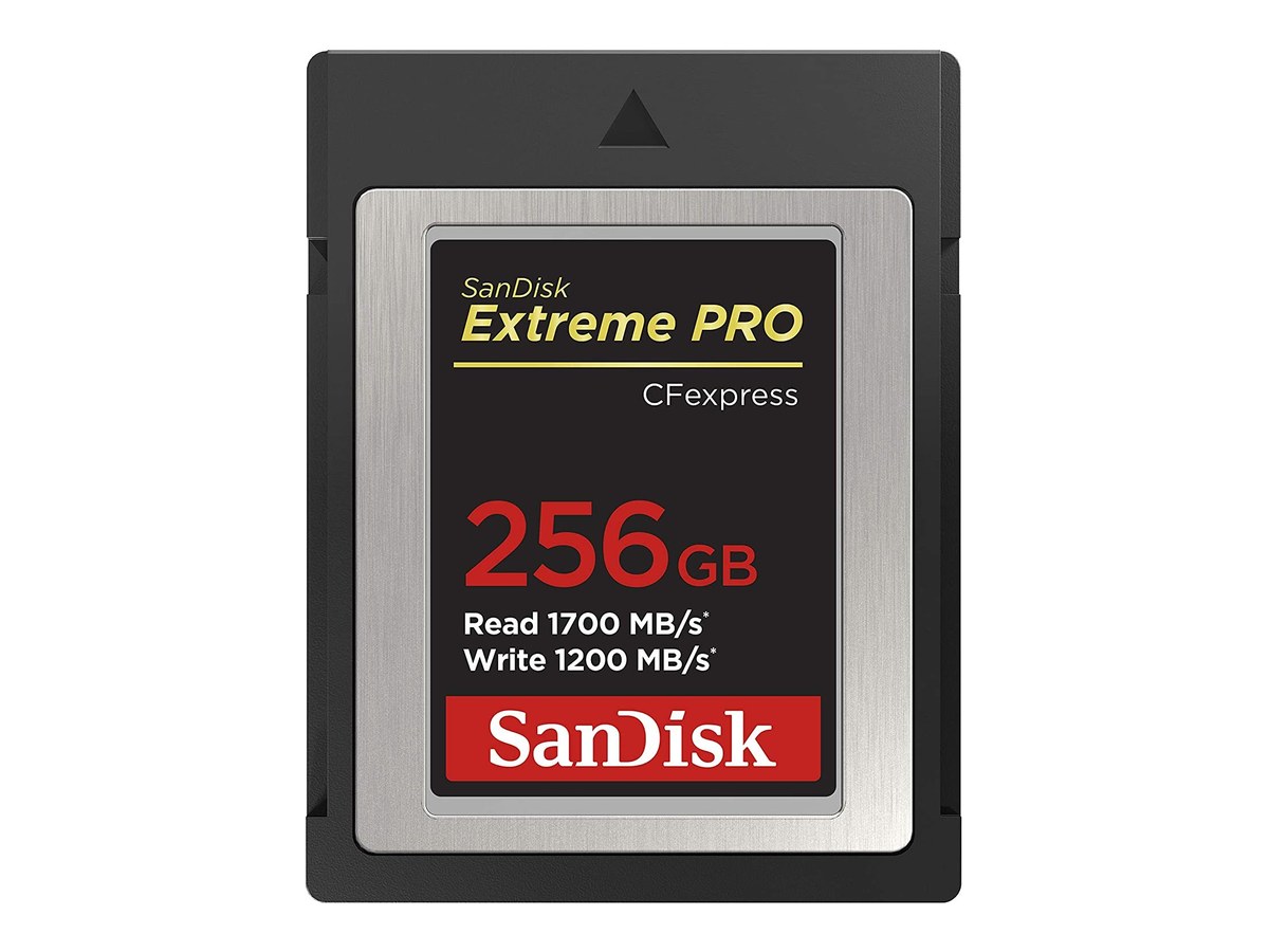 SanDisk 256GB Extreme PRO CFexpress Card Type B product image