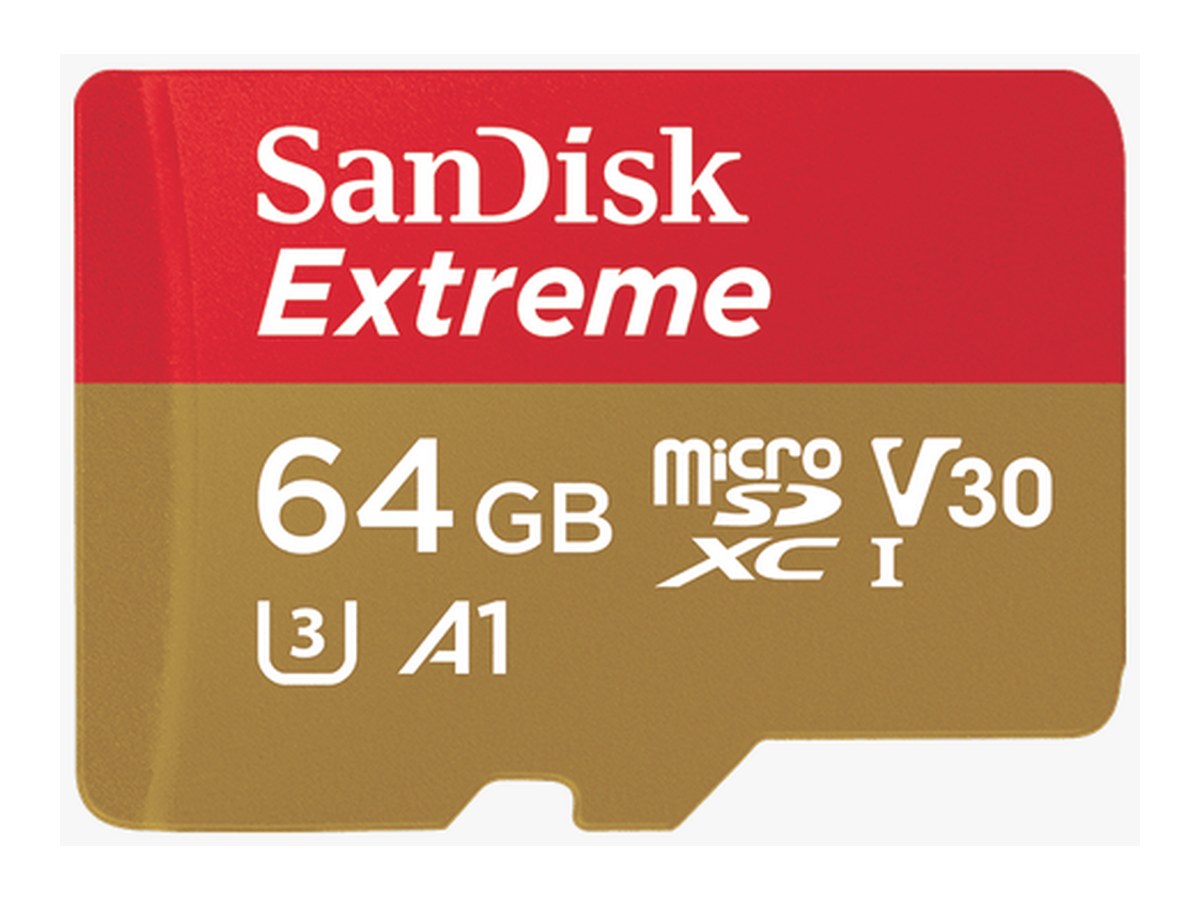 SanDisk 64GB Extreme MICRO SDXC UHS-I  V30 product image