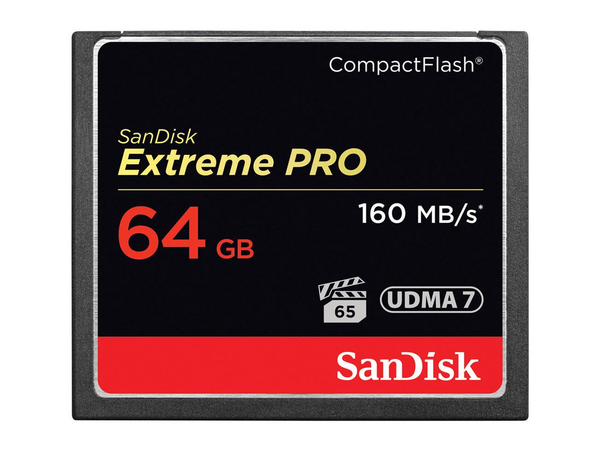 Sandisk Extreme Pro 64GB 160MB/s CF Card product image