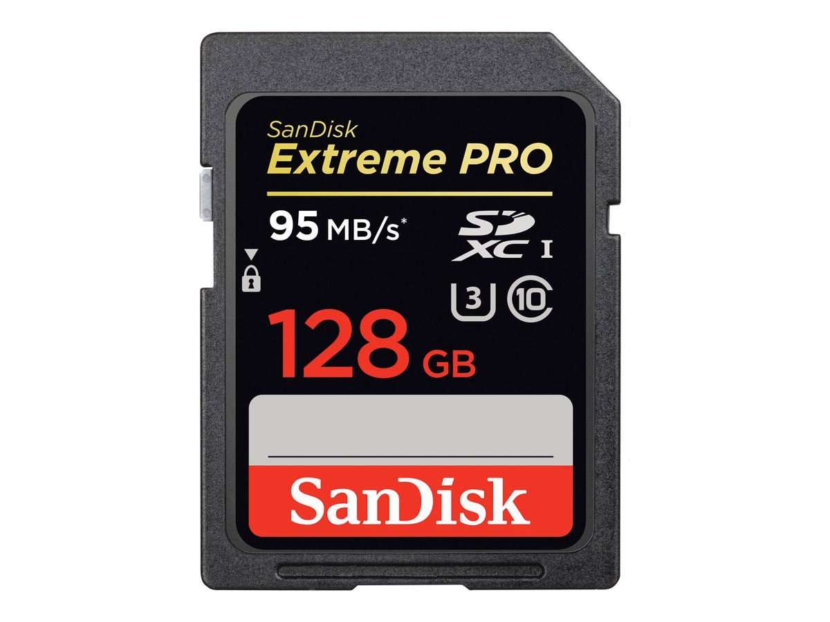 Sandisk Extreme Pro DXC UHS-I 128GB 95MB/S SD Card product image