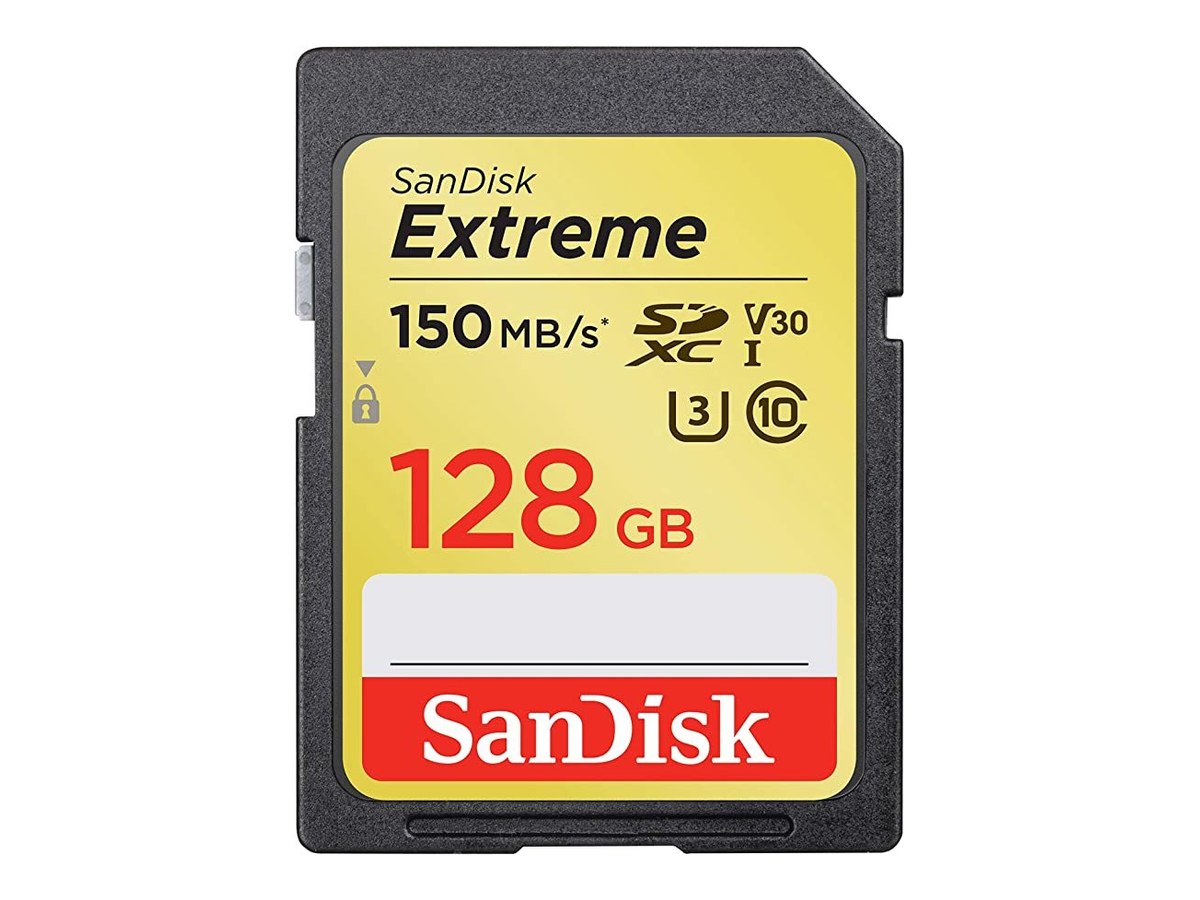 Sandisk Extreme Pro SDXC UHS-I 128GB 150MB/S SD Card product image