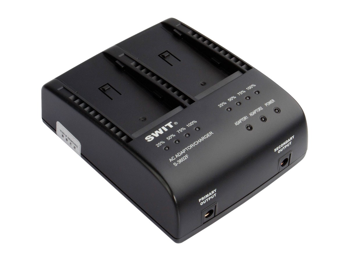 SWIT S-3602F Dual Charger (for Sony L Batteries) product image
