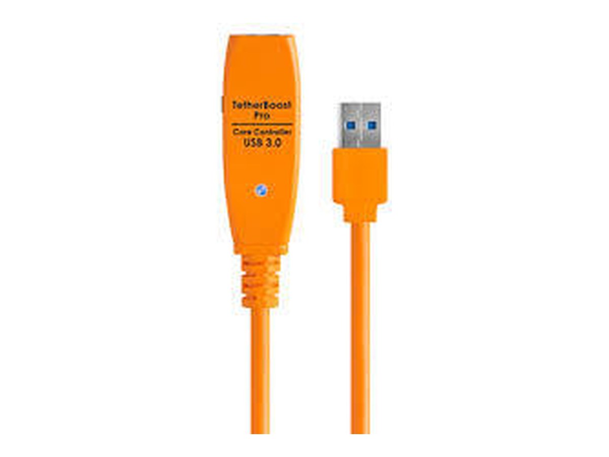 Tether Tools Tether Boost Pro USB 3.0 Type A (F) > Type A (M) (Orange) product image