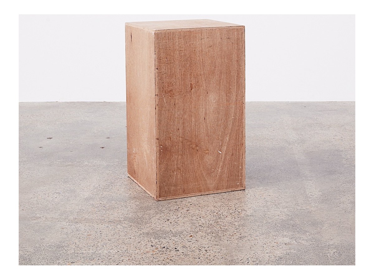 Natural Wooden Plinth (400 x 400 x 700mm) product image