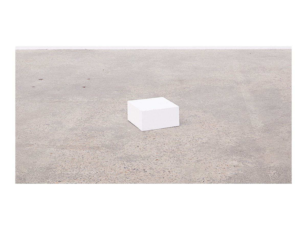 Standard White Wooden Plinth (200 x 200 x 100mm) product image