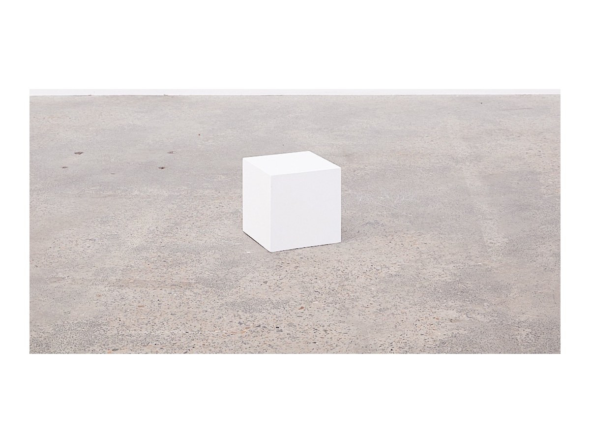 Standard White Wooden Plinth (200 x 200 x 200mm) product image