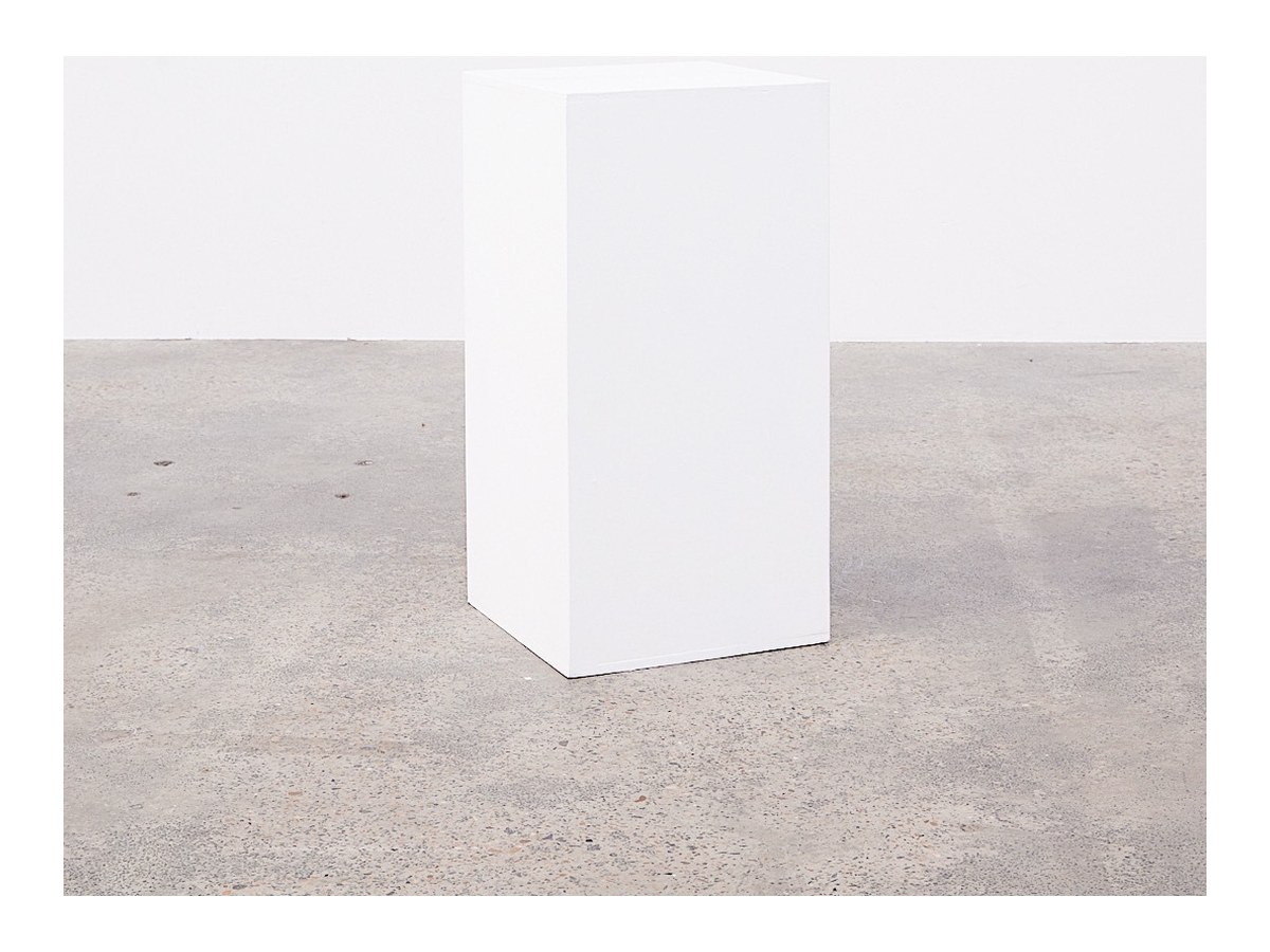 Standard White Wooden Plinth (350 x 350 x 700mm) product image