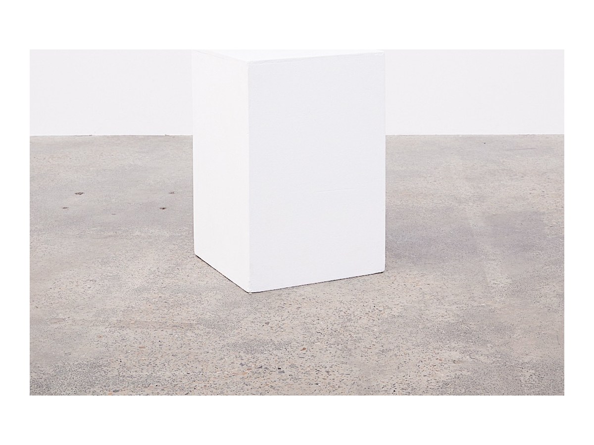 Standard White Wooden Plinth (400 x 400 x 600mm) product image