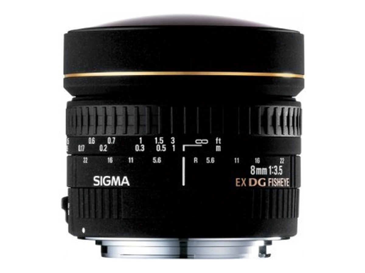 Sigma EX DG 8mm F/3.5 Fisheye Lens (EF Mount) product image